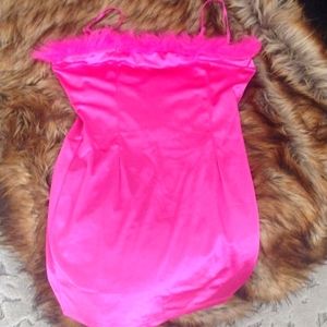 Mini dress hot pink